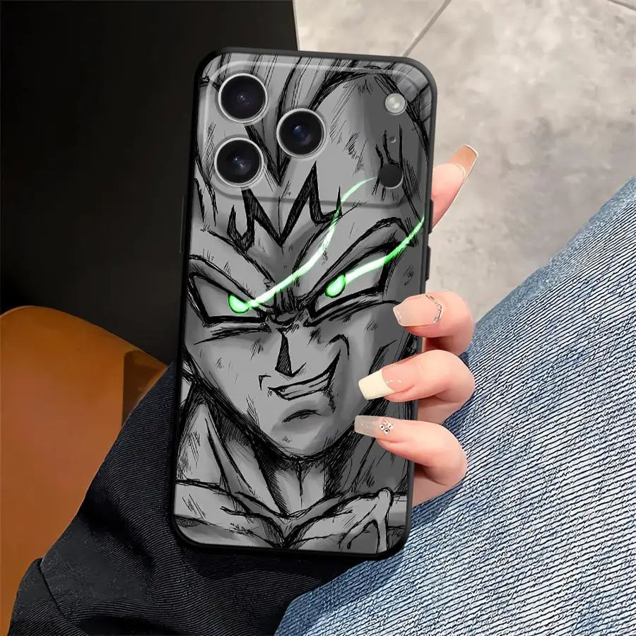 Case for iPhone 17 Pro Max XS XR 13 Mini Air 16 12 11 15 Plus SE 14 7 8 Funda Phone Cover DD-ragonS B-allS Goku