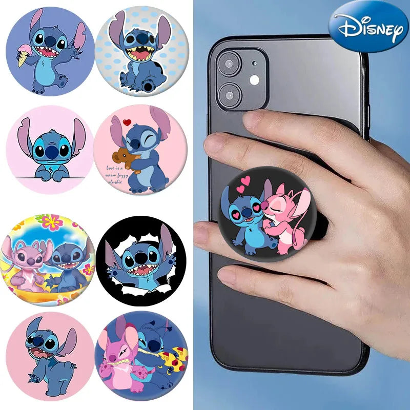 Stitch Mobile Holder Phone Cases Accessories  Stitch Folding Phone Stand Desktop Grip Tok Cellphone Bracket Gifts