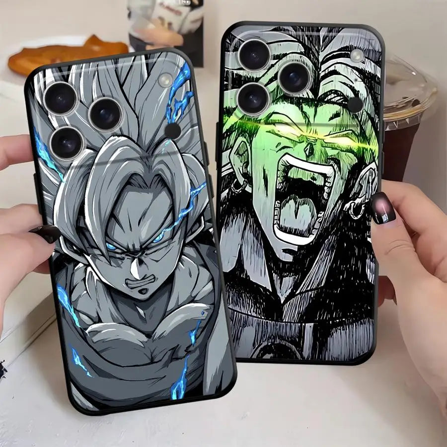 Case for iPhone 17 Pro Max XS XR 13 Mini Air 16 12 11 15 Plus SE 14 7 8 Funda Phone Cover DD-ragonS B-allS Goku