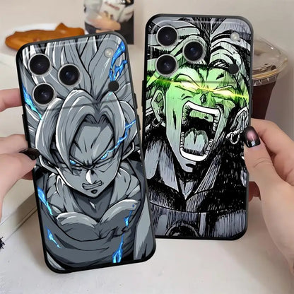 Case for iPhone 17 Pro Max XS XR 13 Mini Air 16 12 11 15 Plus SE 14 7 8 Funda Phone Cover DD-ragonS B-allS Goku