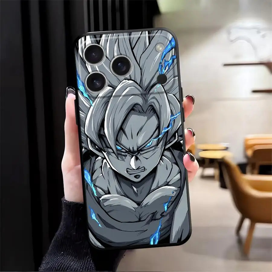 Case for iPhone 17 Pro Max XS XR 13 Mini Air 16 12 11 15 Plus SE 14 7 8 Funda Phone Cover DD-ragonS B-allS Goku