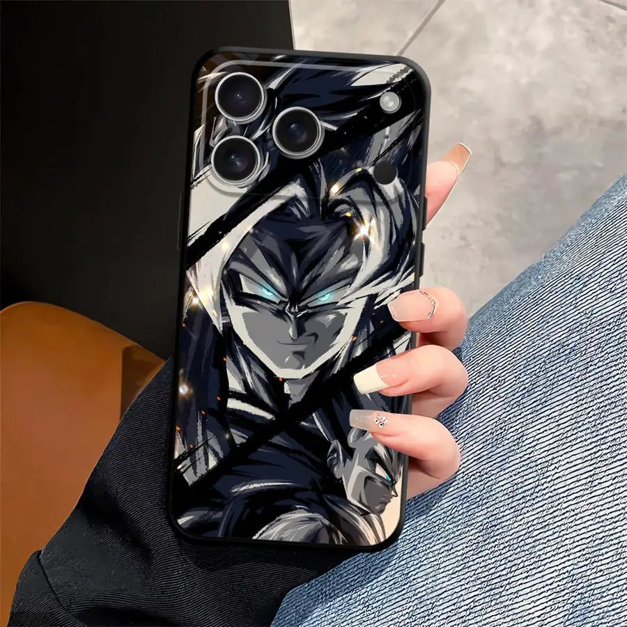 Case for iPhone 17 Pro Max XS XR 13 Mini Air 16 12 11 15 Plus SE 14 7 8 Funda Phone Cover DD-ragonS B-allS Goku
