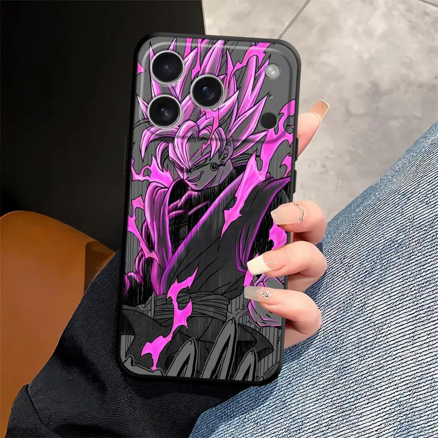 Case for iPhone 17 Pro Max XS XR 13 Mini Air 16 12 11 15 Plus SE 14 7 8 Funda Phone Cover DD-ragonS B-allS Goku