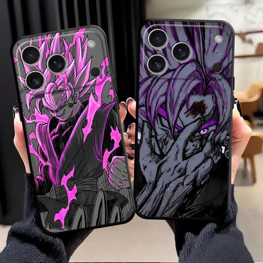 Case for iPhone 17 Pro Max XS XR 13 Mini Air 16 12 11 15 Plus SE 14 7 8 Funda Phone Cover DD-ragonS B-allS Goku