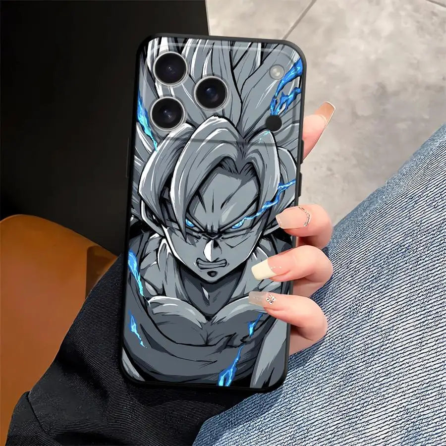 Case for iPhone 17 Pro Max XS XR 13 Mini Air 16 12 11 15 Plus SE 14 7 8 Funda Phone Cover DD-ragonS B-allS Goku